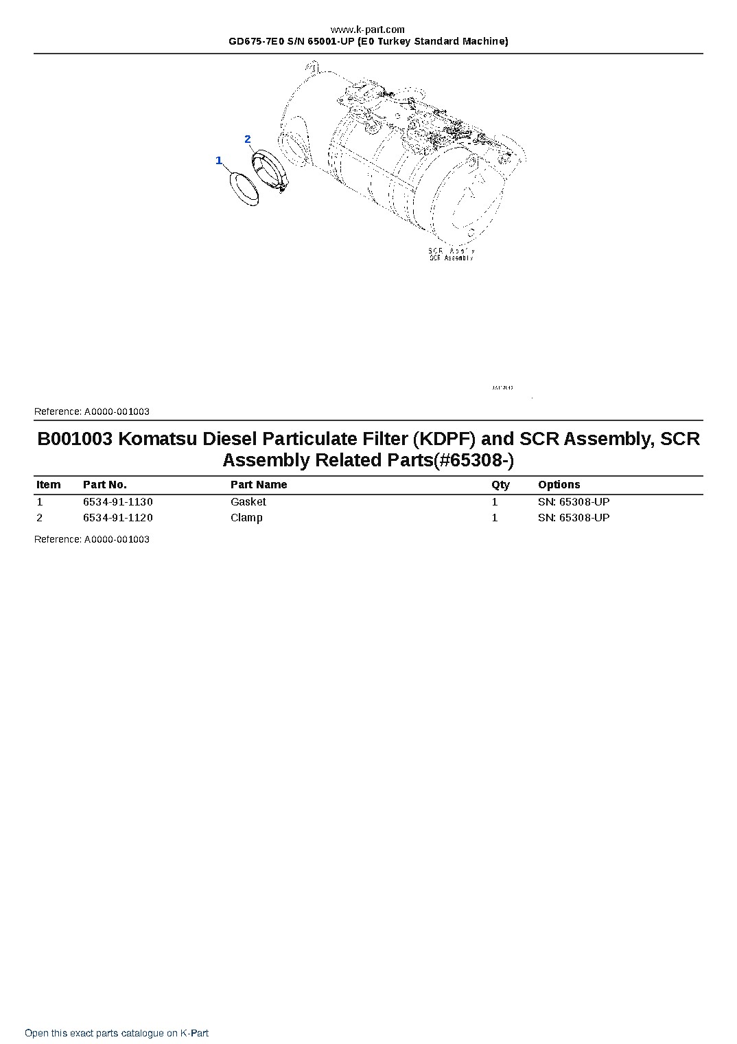 GD675-7E0 S/N 65001-UP (E0 Turkey Standard Machine) – sample page 4 GD675-7E0 S/N 65001-UP (E0 Turkey Standard Machine) – sample page 4