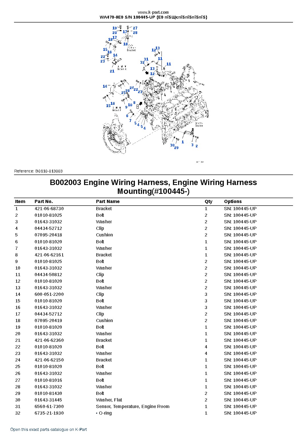 WA470-8E0 S/N 100445-UP (E0 пїЅЩєпїЅпїЅпїЅпїЅ) – sample page 5 WA470-8E0 S/N 100445-UP (E0 пїЅЩєпїЅпїЅпїЅпїЅ) – sample page 5