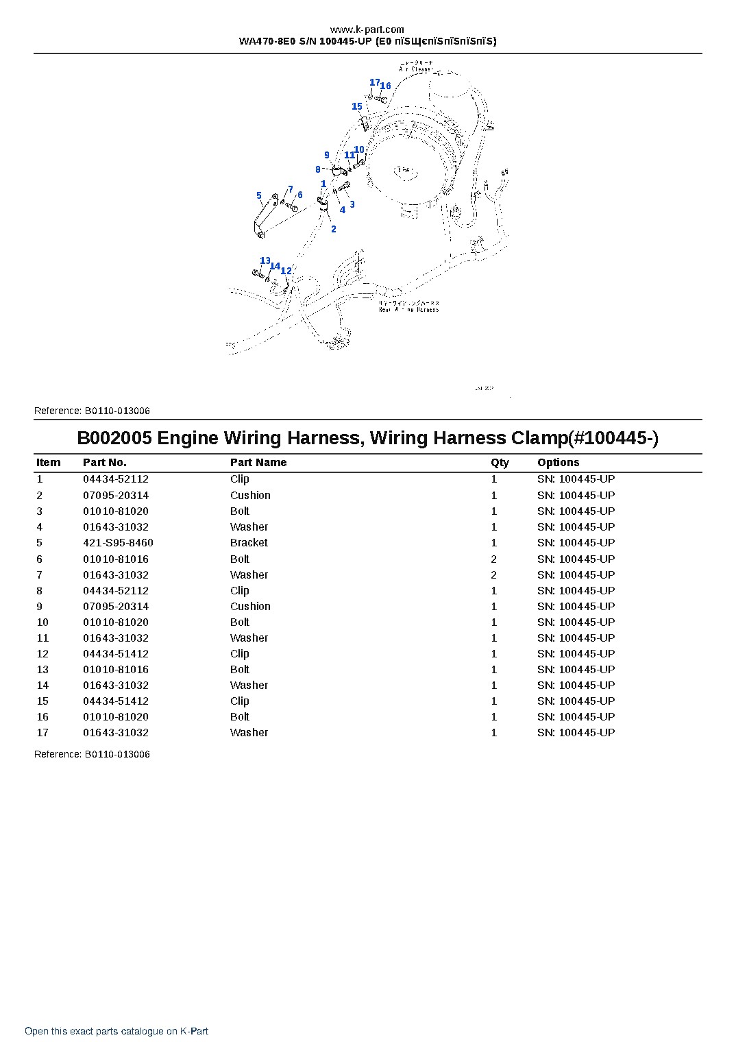 WA470-8E0 S/N 100445-UP (E0 пїЅЩєпїЅпїЅпїЅпїЅ) – sample page 8 WA470-8E0 S/N 100445-UP (E0 пїЅЩєпїЅпїЅпїЅпїЅ) – sample page 8
