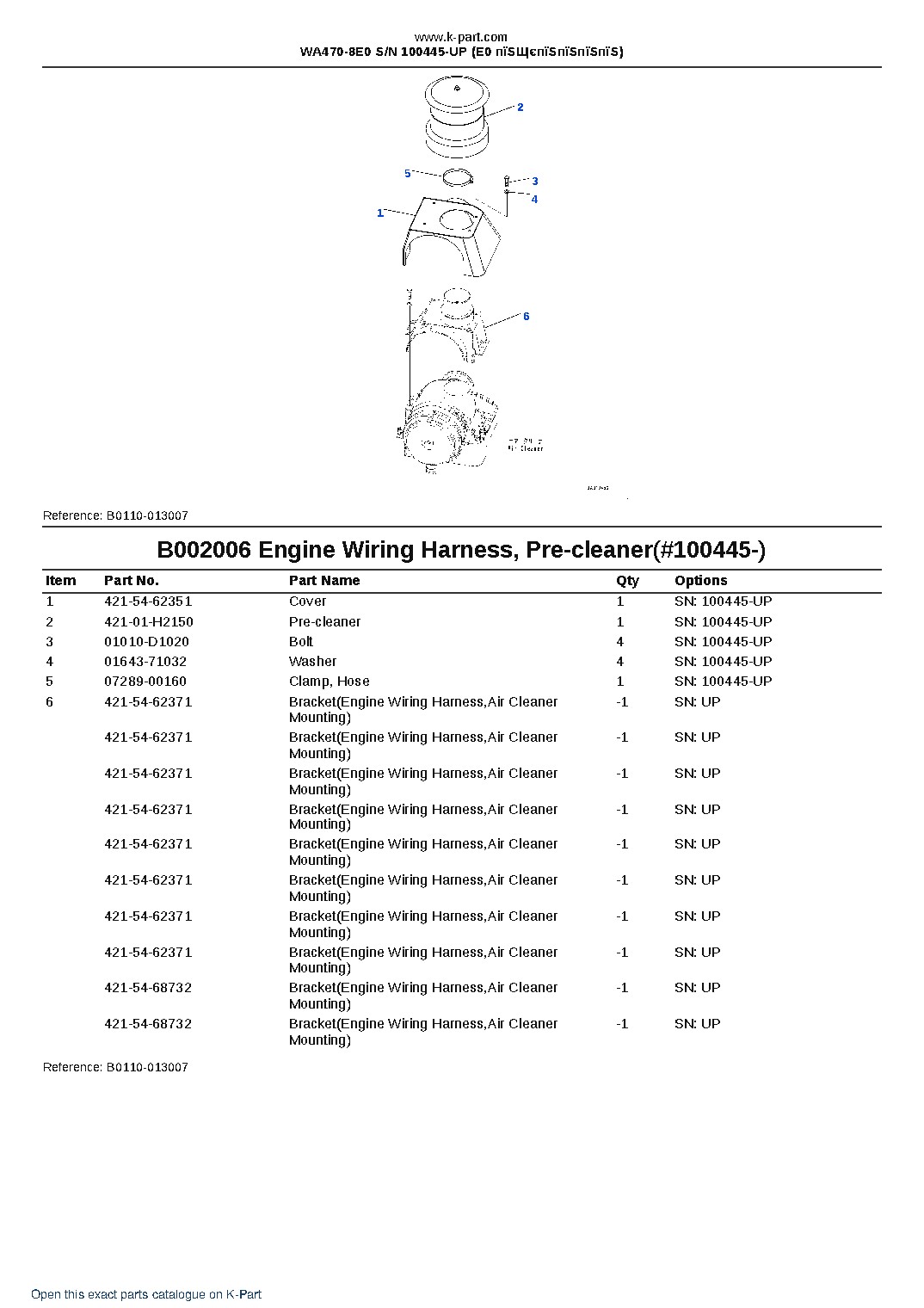 WA470-8E0 S/N 100445-UP (E0 пїЅЩєпїЅпїЅпїЅпїЅ) – sample page 9 WA470-8E0 S/N 100445-UP (E0 пїЅЩєпїЅпїЅпїЅпїЅ) – sample page 9