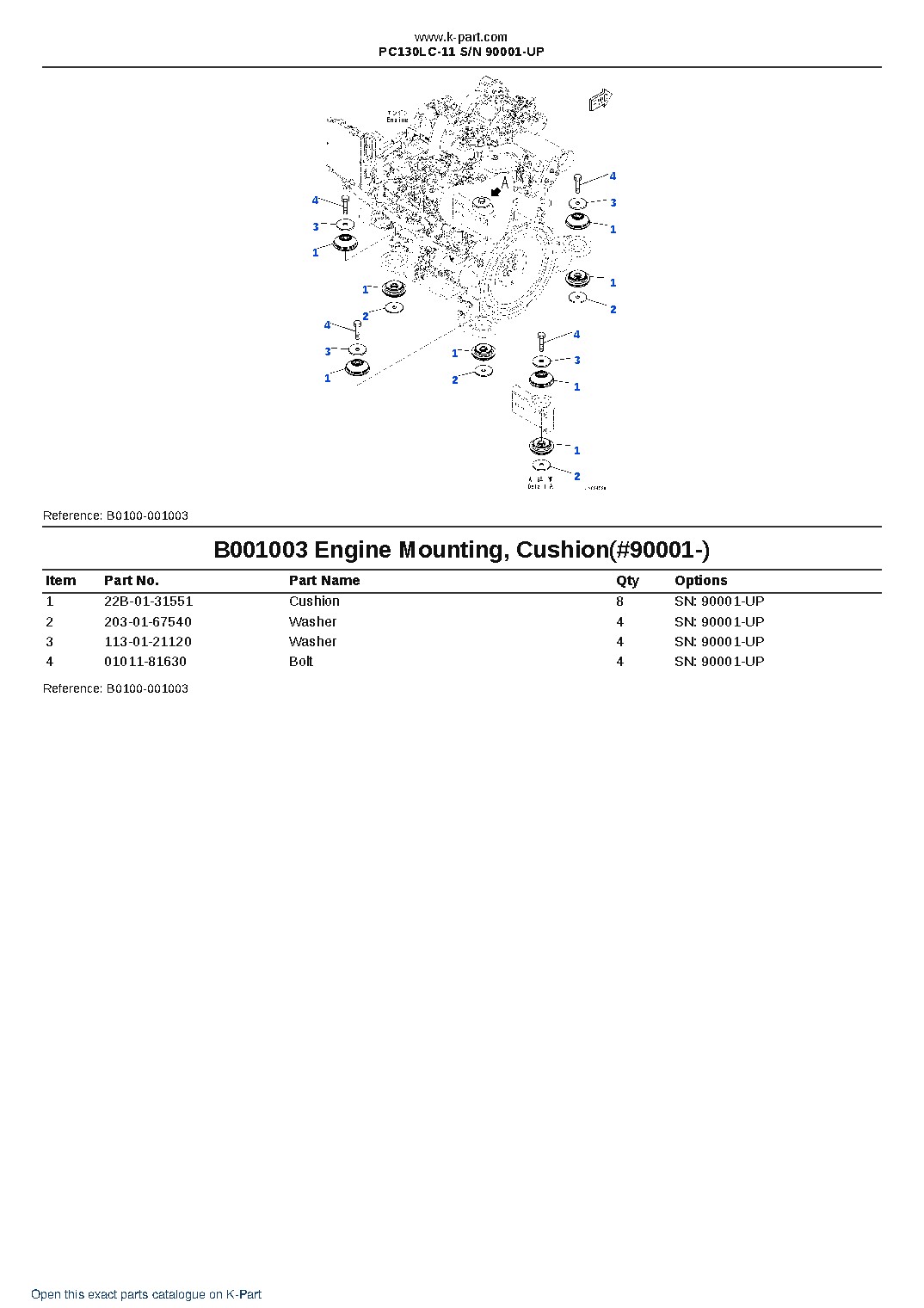 PC130LC-11 S/N 90001-UP – sample page 3