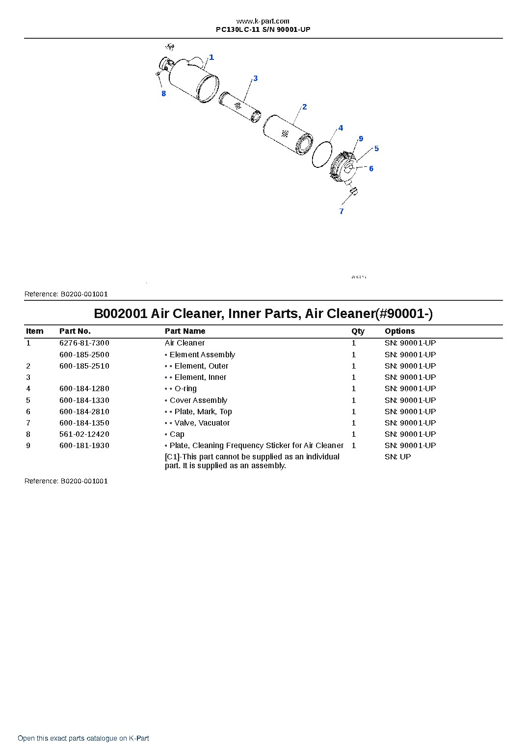 PC130LC-11 S/N 90001-UP – sample page 4