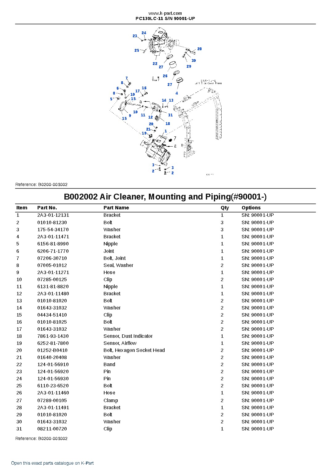PC130LC-11 S/N 90001-UP – sample page 5