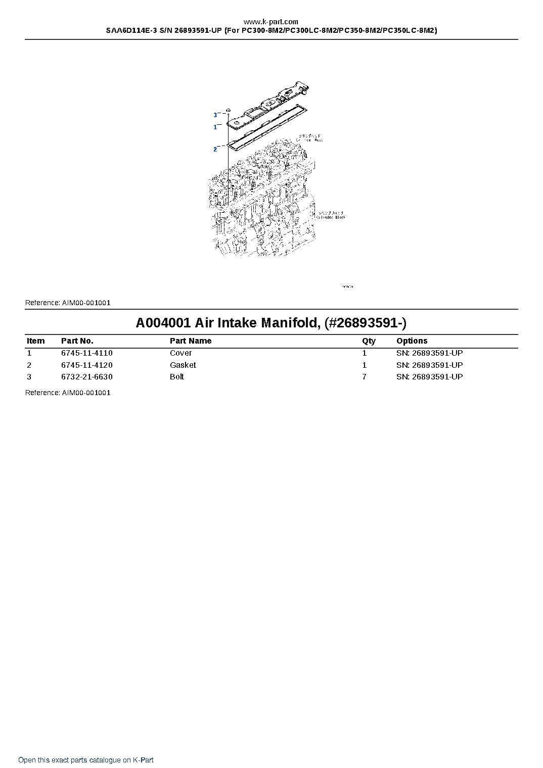 SAA6D114E-3 S/N 26893591-UP (For PC300-8M2/PC300LC-8M2/PC350-8M2/PC350LC-8M2) – sample page 4