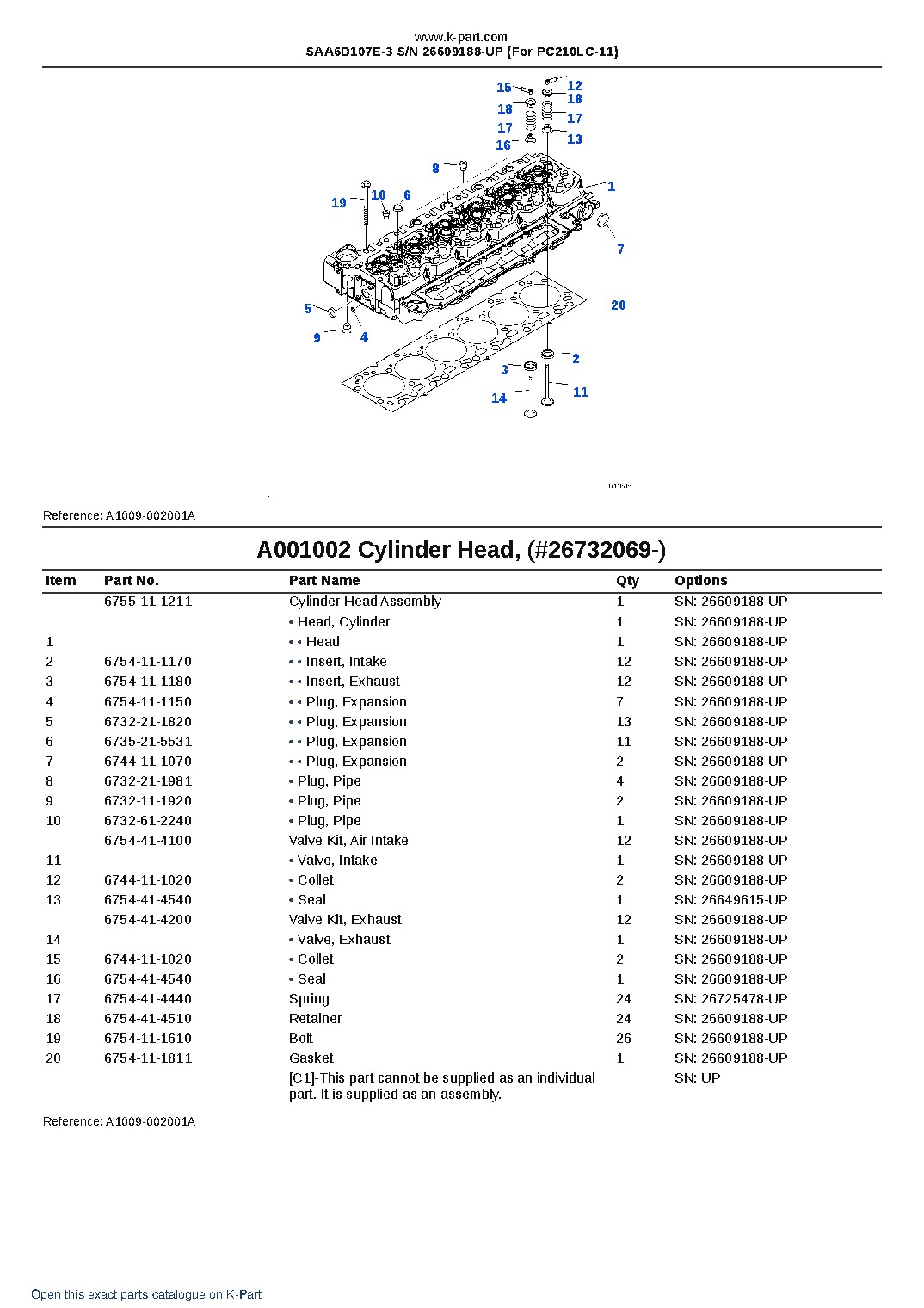 SAA6D107E-3 S/N 26609188-UP (For PC210LC-11) – sample page 2 SAA6D107E-3 S/N 26609188-UP (For PC210LC-11) – sample page 2
