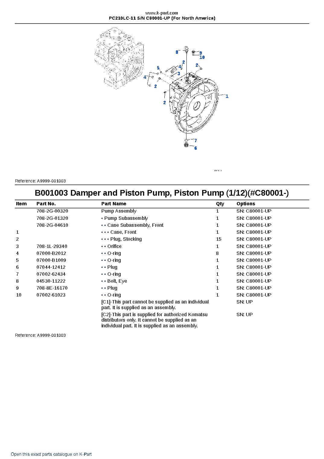 PC210LC-11 S/N C80001-UP (For North America) – sample page 3 PC210LC-11 S/N C80001-UP (For North America) – sample page 3