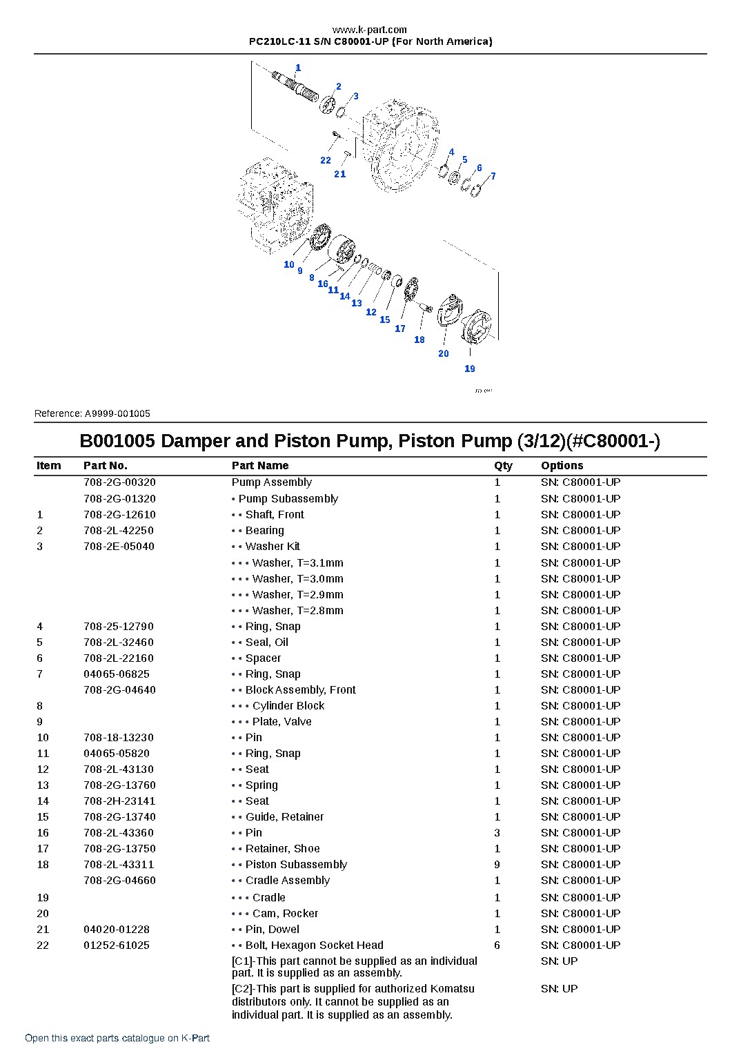 PC210LC-11 S/N C80001-UP (For North America) – sample page 5 PC210LC-11 S/N C80001-UP (For North America) – sample page 5