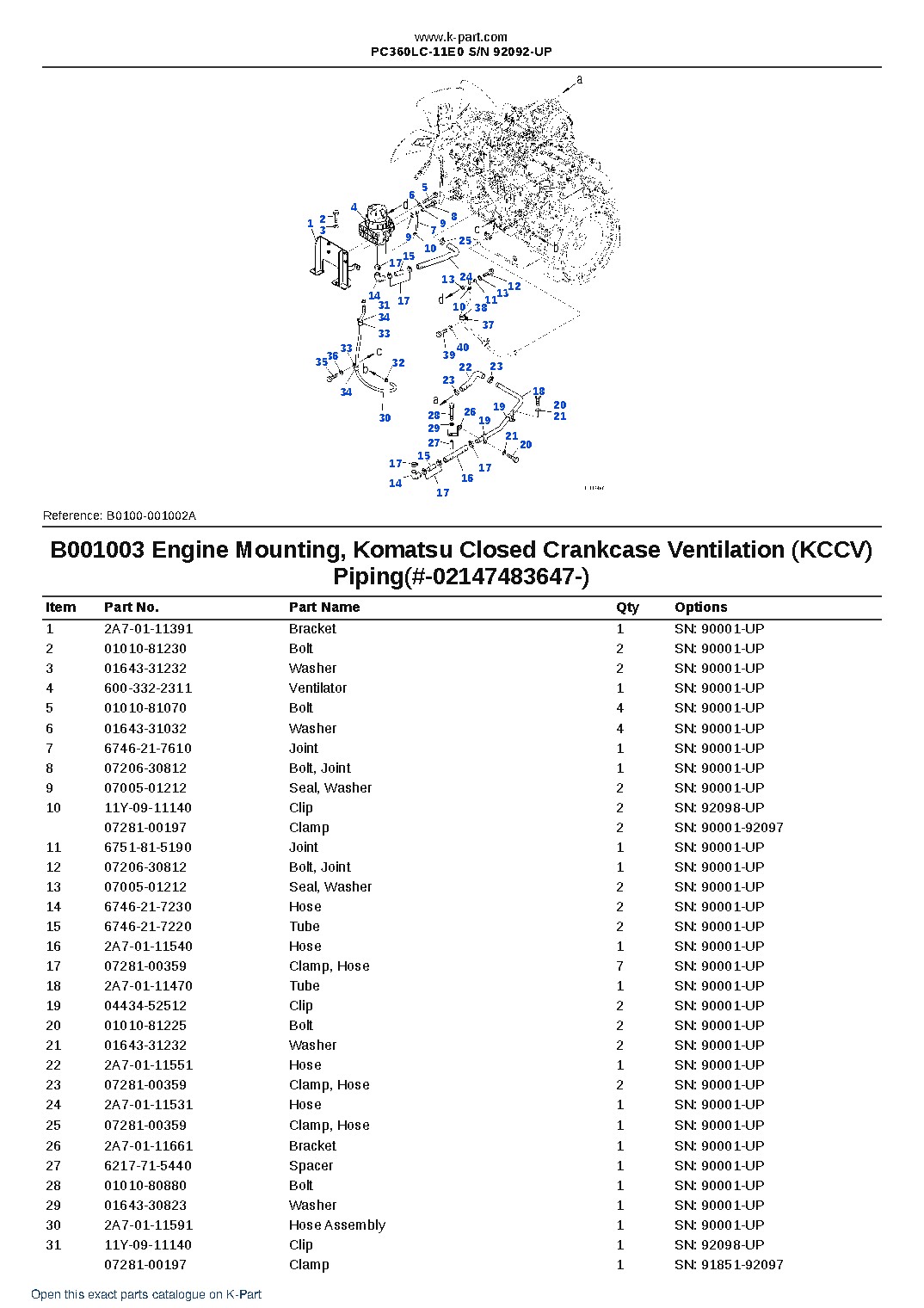 PC360LC-11E0 S/N 92092-UP – sample page 5 PC360LC-11E0 S/N 92092-UP – sample page 5