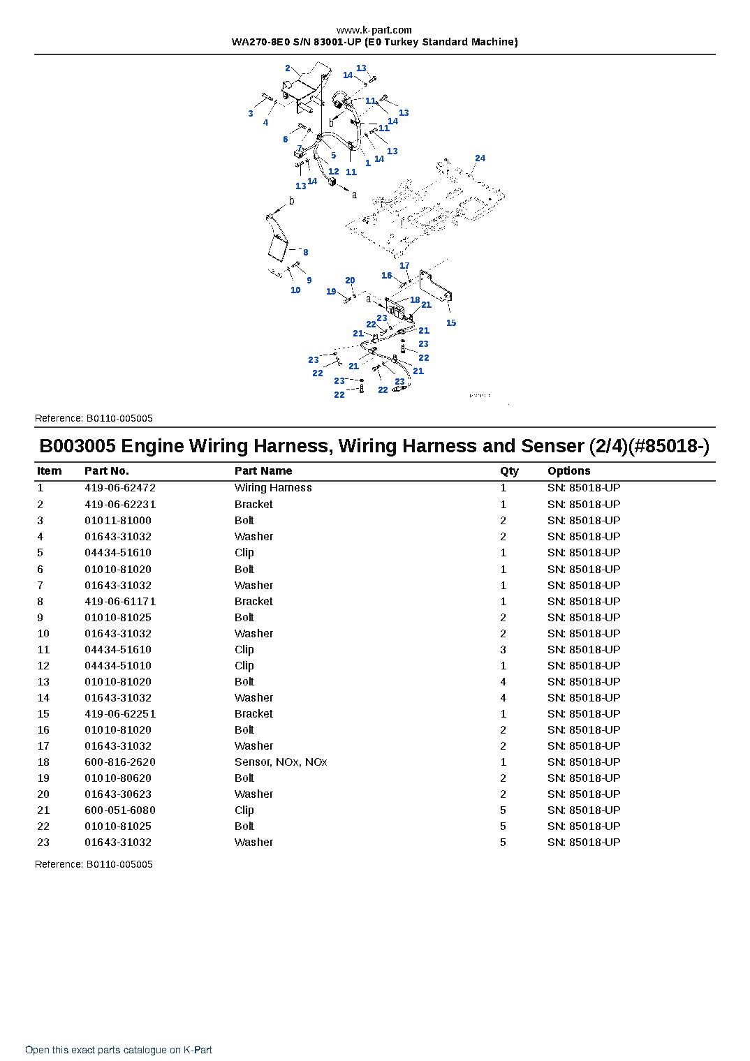 WA270-8E0 S/N 83001-UP (E0 Turkey Standard Machine) – sample page 10