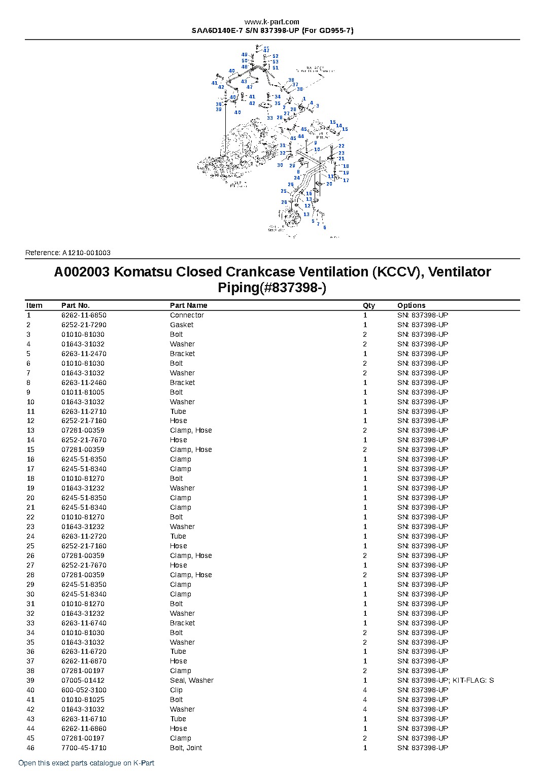 SAA6D140E-7 S/N 837398-UP (For GD955-7) – sample page 5 SAA6D140E-7 S/N 837398-UP (For GD955-7) – sample page 5