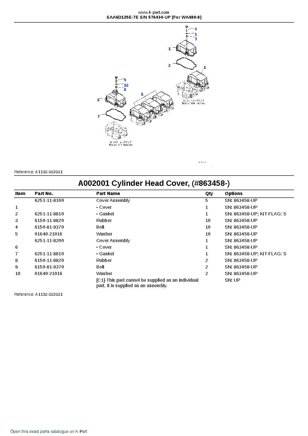 SAA6D125E-7E S/N 576434-UP (For WA480-8) – sample page 3