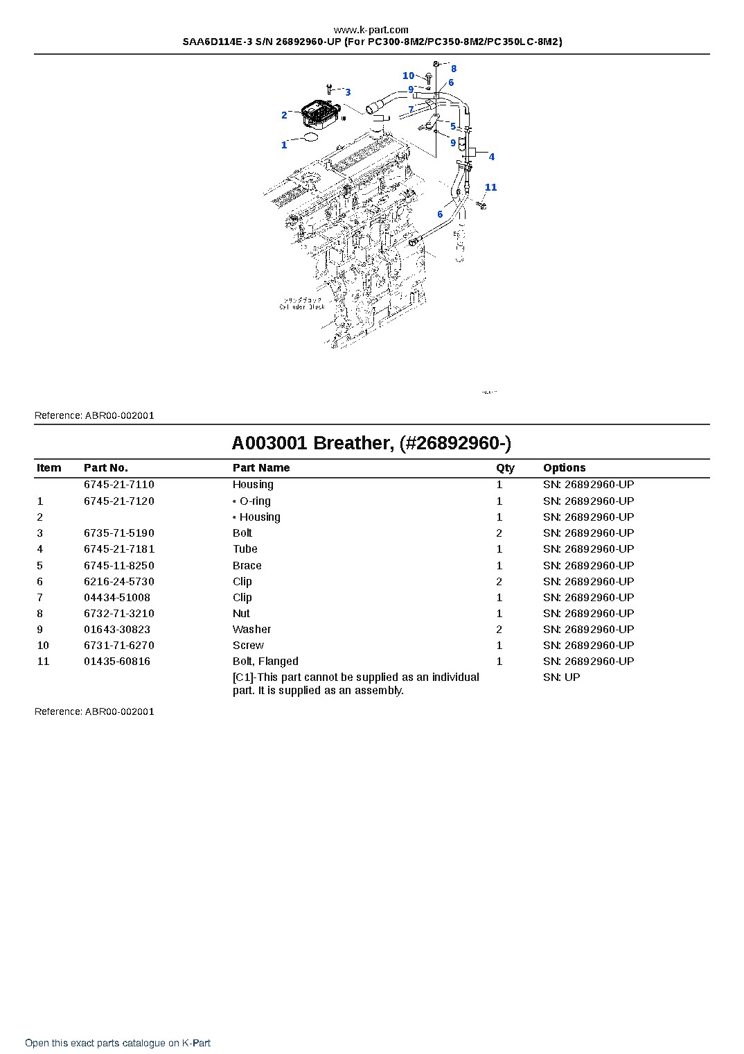 SAA6D114E-3 S/N 26892960-UP (For PC300-8M2/PC350-8M2/PC350LC-8M2) – sample page 3