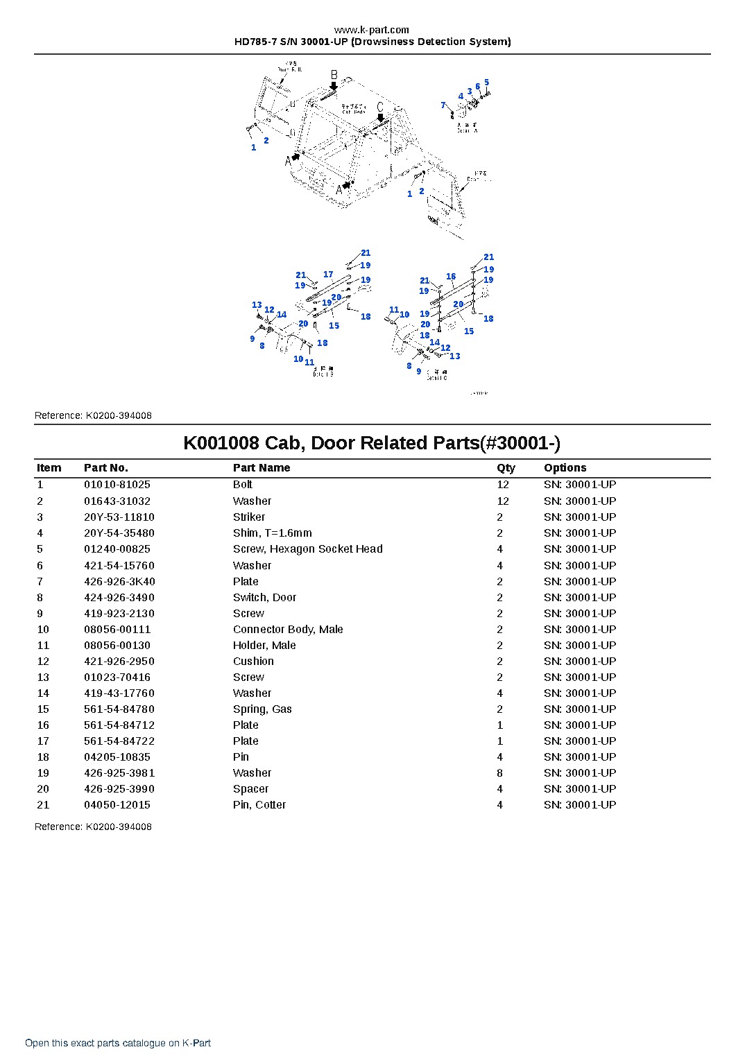 HD785-7 S/N 30001-UP (Drowsiness Detection System) – sample page 10 HD785-7 S/N 30001-UP (Drowsiness Detection System) – sample page 10