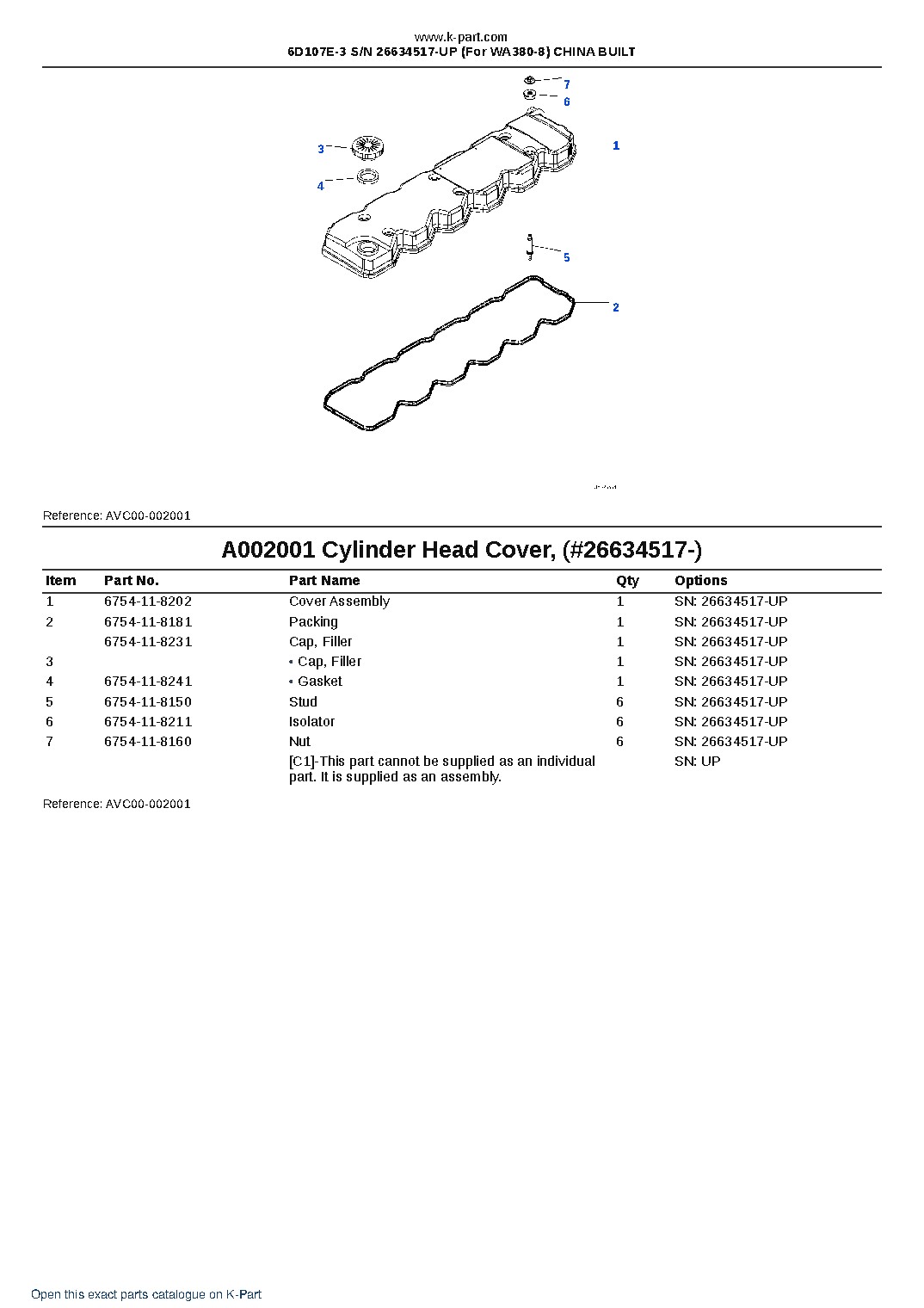 6D107E-3 S/N 26634517-UP (For WA380-8) CHINA BUILT – sample page 3