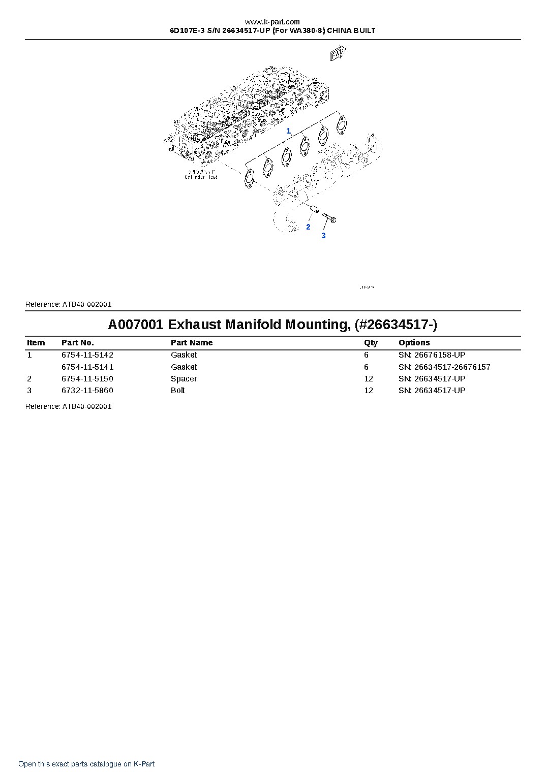 6D107E-3 S/N 26634517-UP (For WA380-8) CHINA BUILT – sample page 8