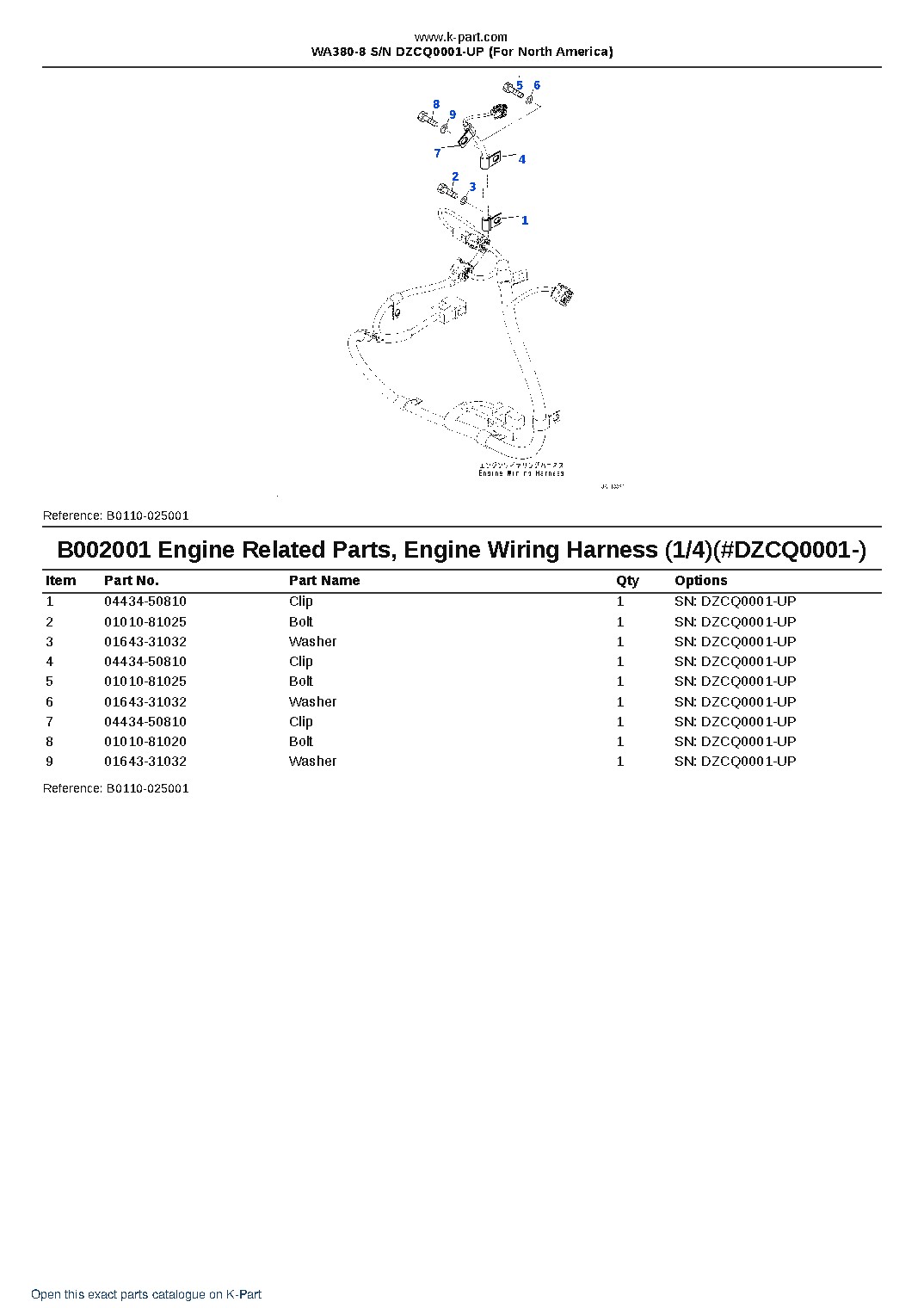 WA380-8 S/N DZCQ0001-UP (For North America) – sample page 2
