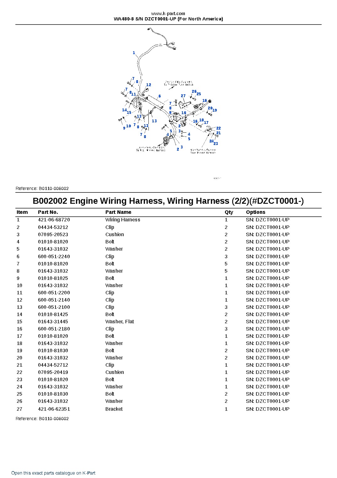 WA480-8 S/N DZCT0001-UP (For North America) – sample page 4 WA480-8 S/N DZCT0001-UP (For North America) – sample page 4