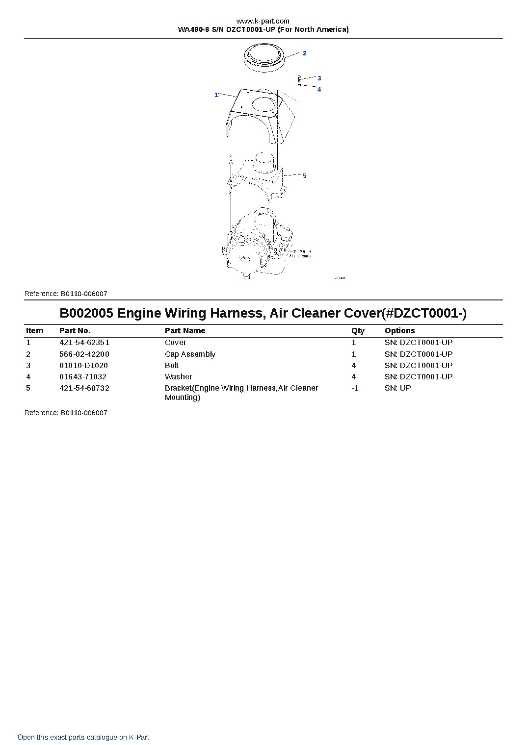 WA480-8 S/N DZCT0001-UP (For North America) – sample page 7 WA480-8 S/N DZCT0001-UP (For North America) – sample page 7