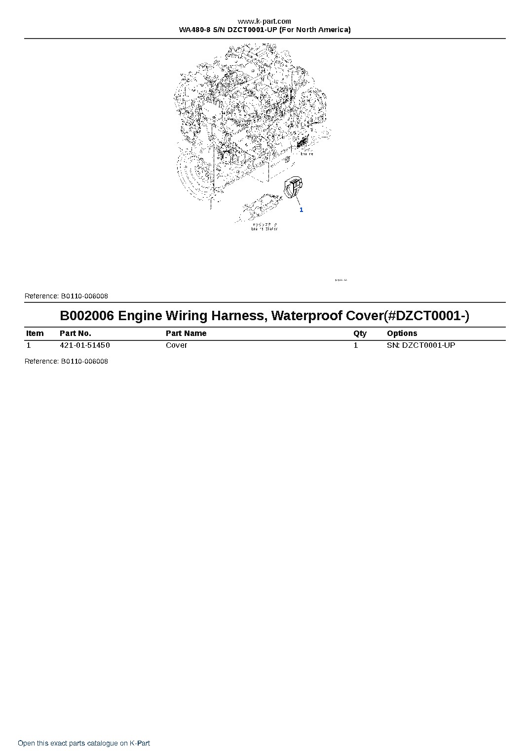 WA480-8 S/N DZCT0001-UP (For North America) – sample page 8 WA480-8 S/N DZCT0001-UP (For North America) – sample page 8