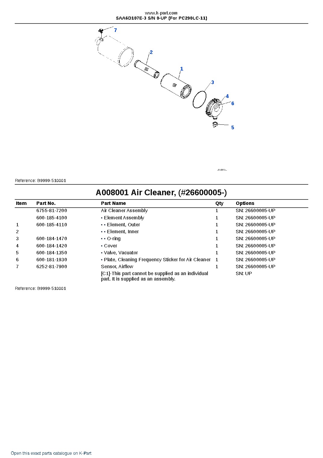 SAA6D107E-3 S/N 0-UP (For PC290LC-11) – sample page 9 SAA6D107E-3 S/N 0-UP (For PC290LC-11) – sample page 9