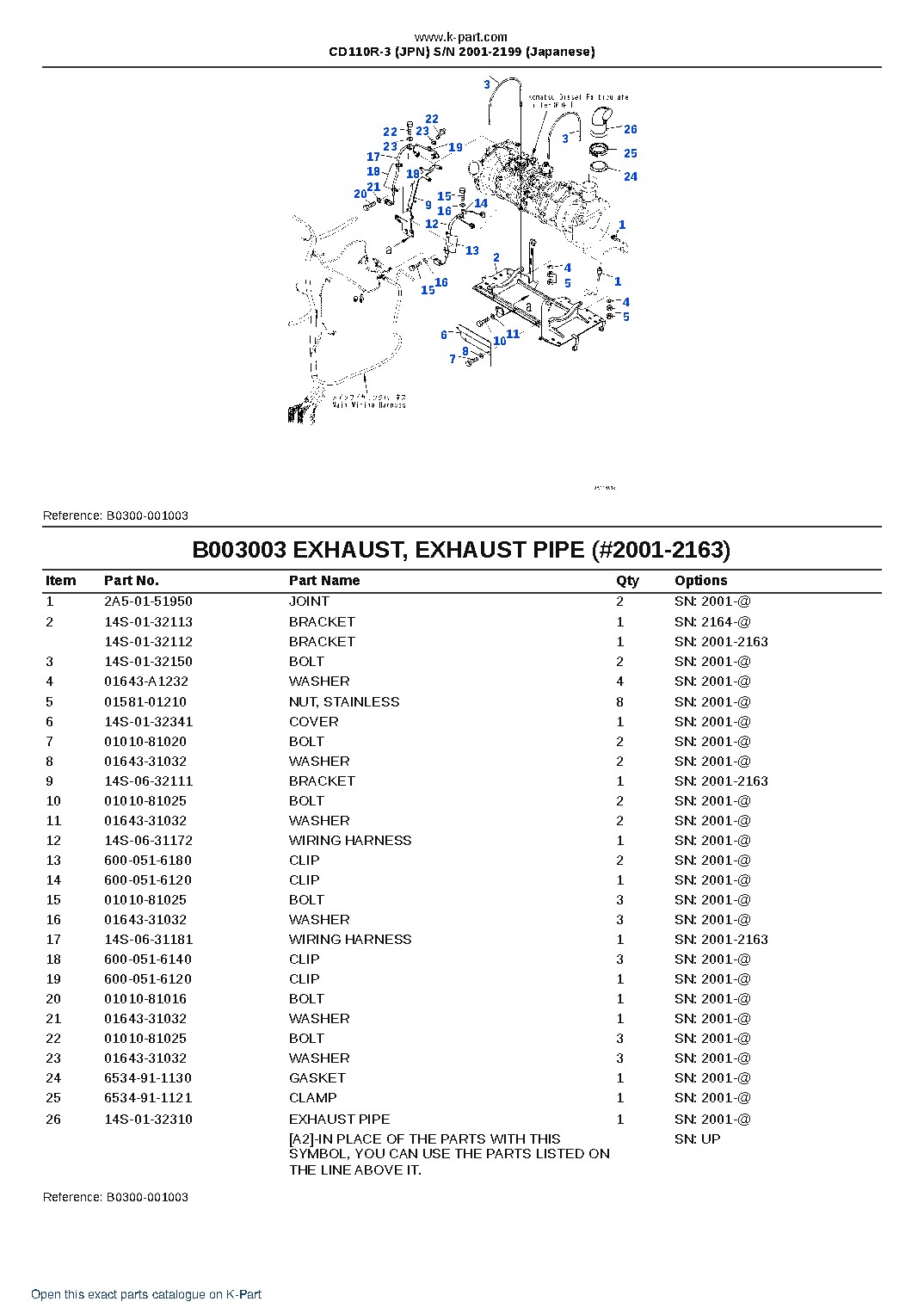 CD110R-3 (JPN) S/N 2001-2199 (Japanese) – sample page 7 CD110R-3 (JPN) S/N 2001-2199 (Japanese) – sample page 7