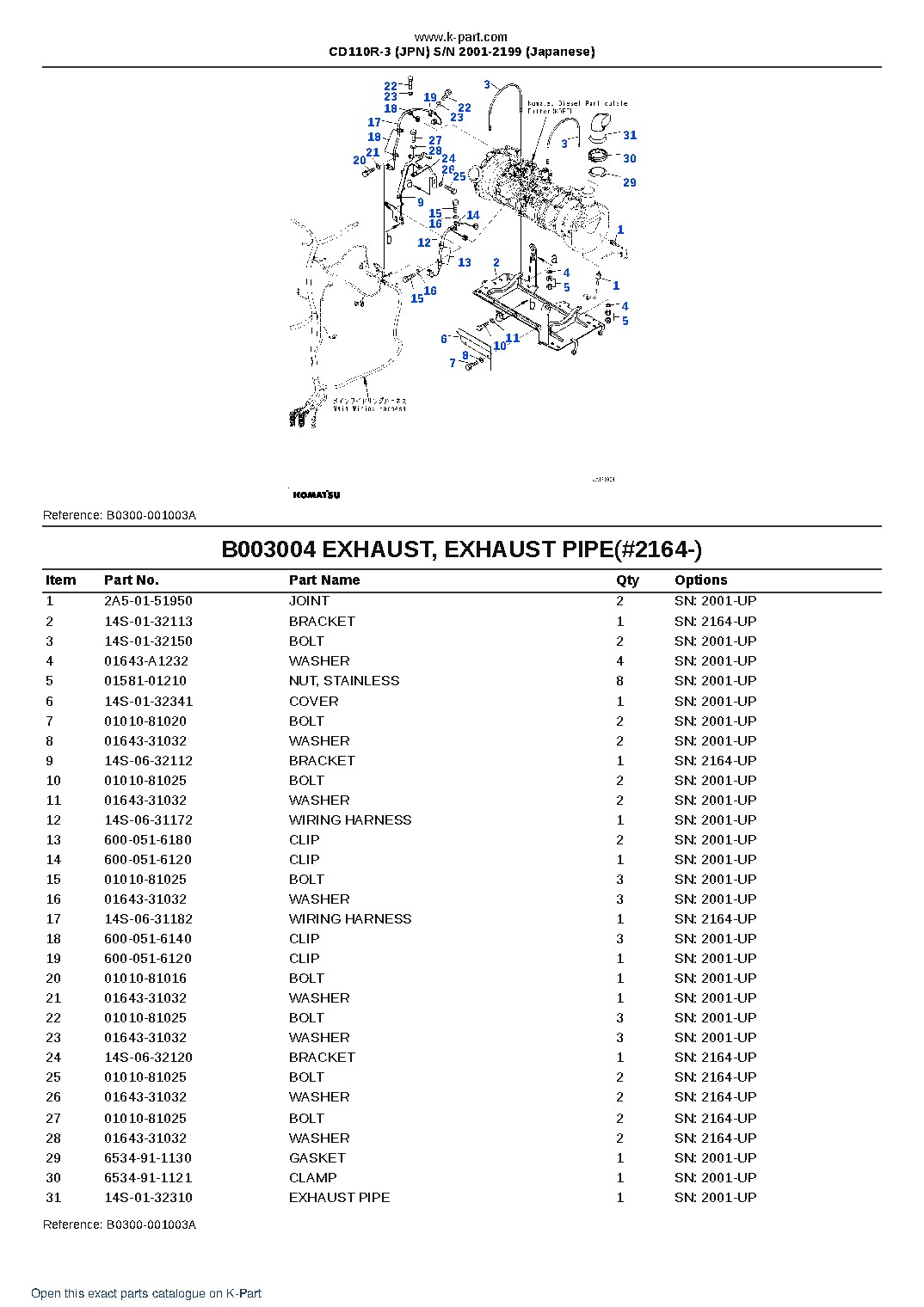 CD110R-3 (JPN) S/N 2001-2199 (Japanese) – sample page 8 CD110R-3 (JPN) S/N 2001-2199 (Japanese) – sample page 8