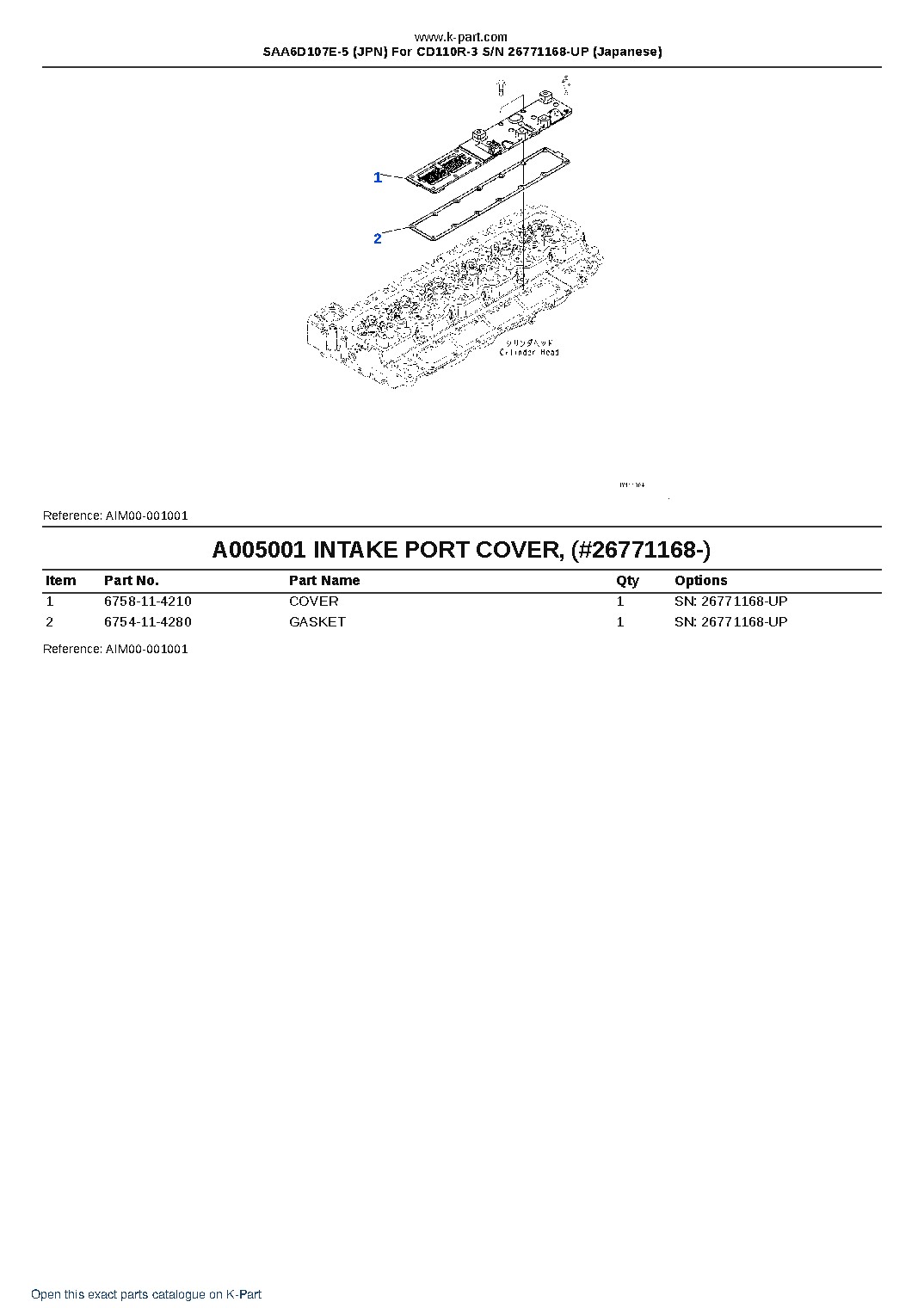 SAA6D107E-5 (JPN) For CD110R-3 S/N 26771168-UP (Japanese) – sample page 5 SAA6D107E-5 (JPN) For CD110R-3 S/N 26771168-UP (Japanese) – sample page 5