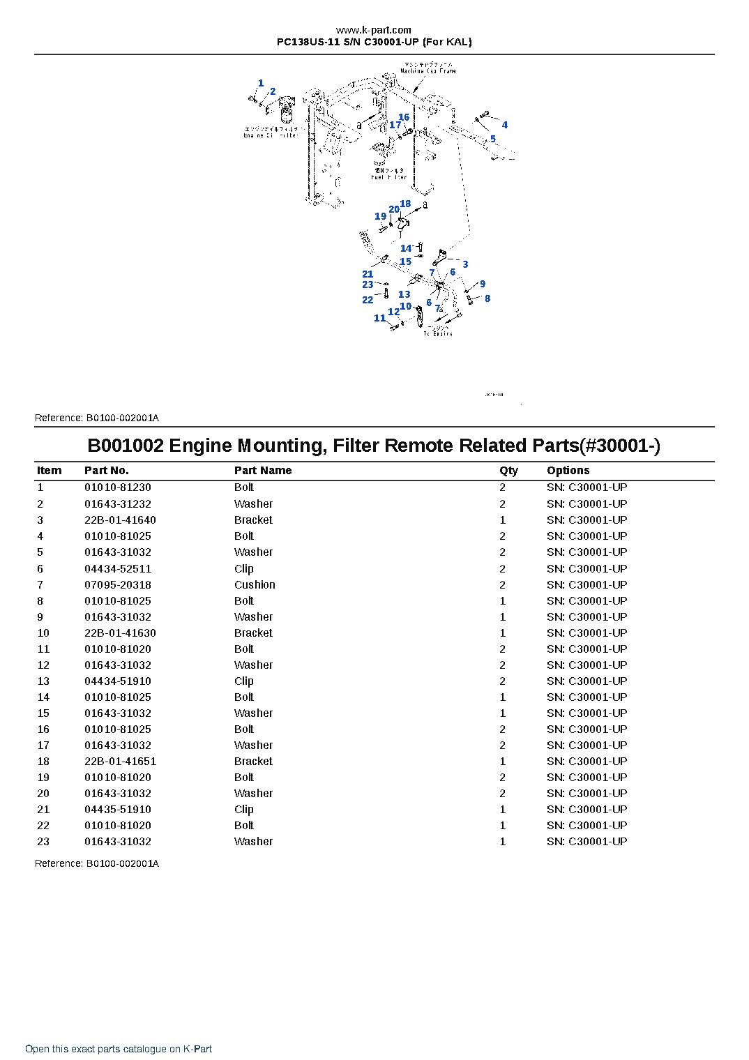 PC138US-11 S/N C30001-UP (For KAL) – sample page 2 PC138US-11 S/N C30001-UP (For KAL) – sample page 2