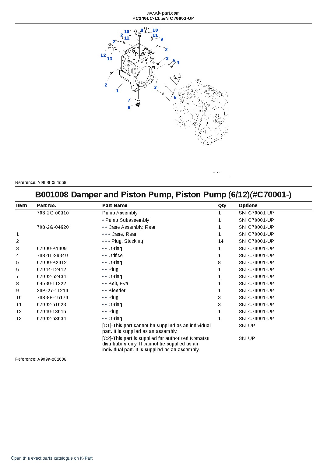 PC240LC-11 S/N C70001-UP – sample page 10 PC240LC-11 S/N C70001-UP – sample page 10
