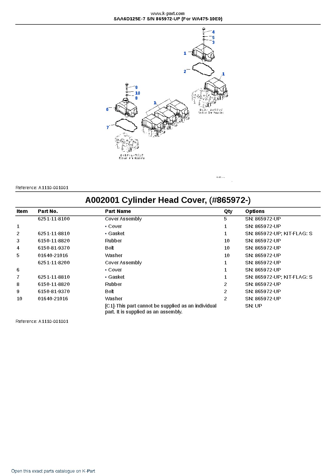 SAA6D125E-7 S/N 865972-UP (For WA475-10E0) – sample page 3 SAA6D125E-7 S/N 865972-UP (For WA475-10E0) – sample page 3