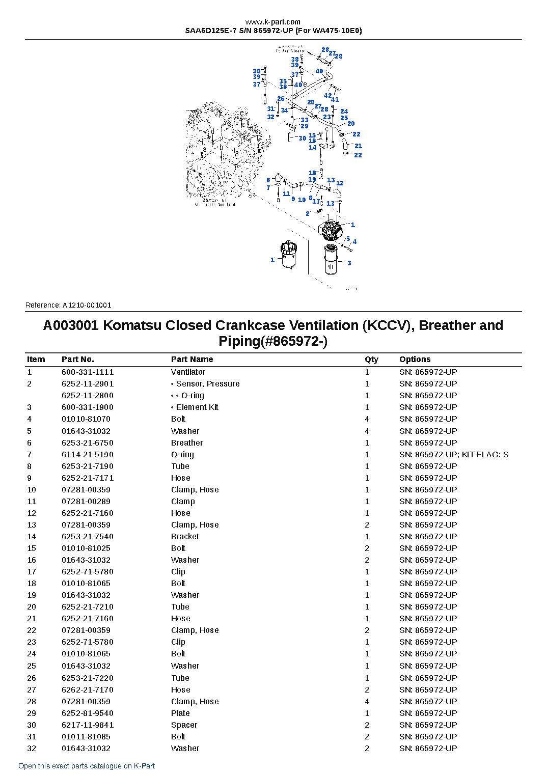 SAA6D125E-7 S/N 865972-UP (For WA475-10E0) – sample page 4 SAA6D125E-7 S/N 865972-UP (For WA475-10E0) – sample page 4