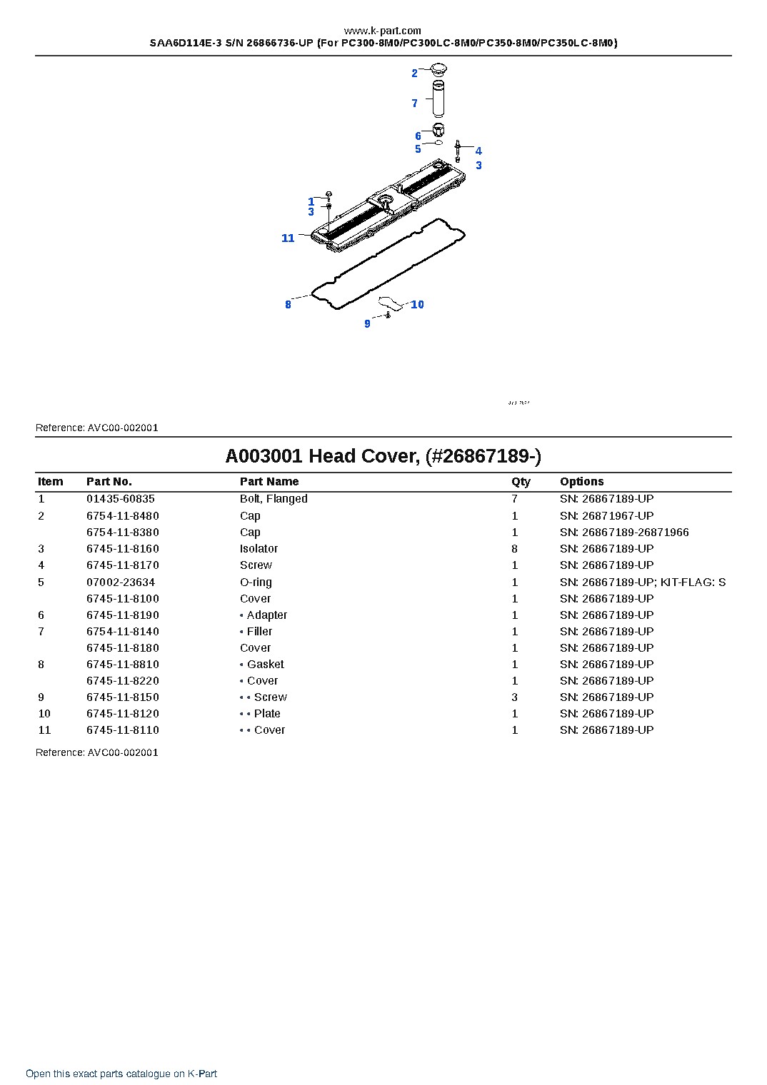 SAA6D114E-3 S/N 26866736-UP (For PC300-8M0/PC300LC-8M0/PC350-8M0/PC350LC-8M0) – sample page 3
