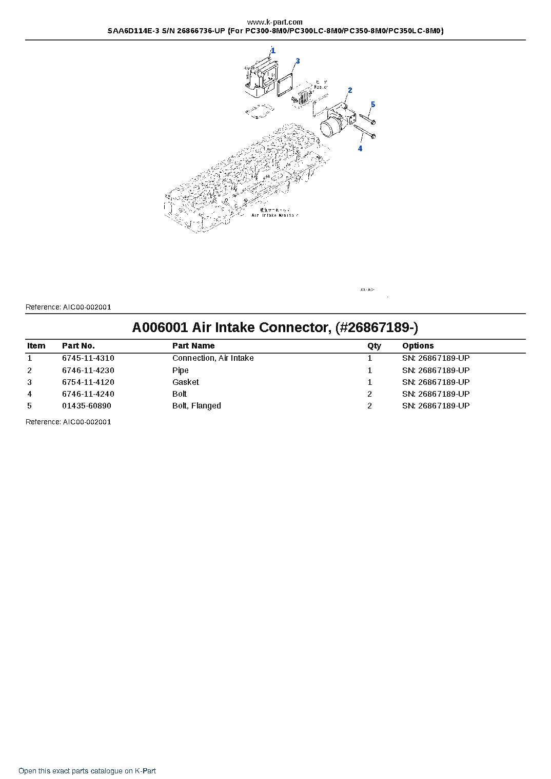 SAA6D114E-3 S/N 26866736-UP (For PC300-8M0/PC300LC-8M0/PC350-8M0/PC350LC-8M0) – sample page 6