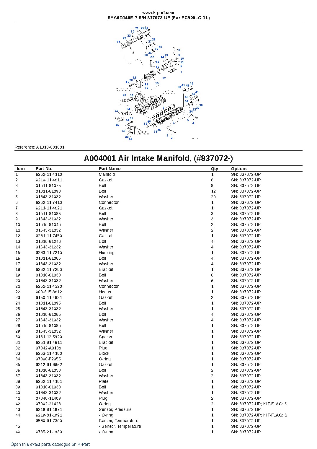 SAA6D140E-7 S/N 837072-UP (For PC900LC-11) – sample page 10 SAA6D140E-7 S/N 837072-UP (For PC900LC-11) – sample page 10