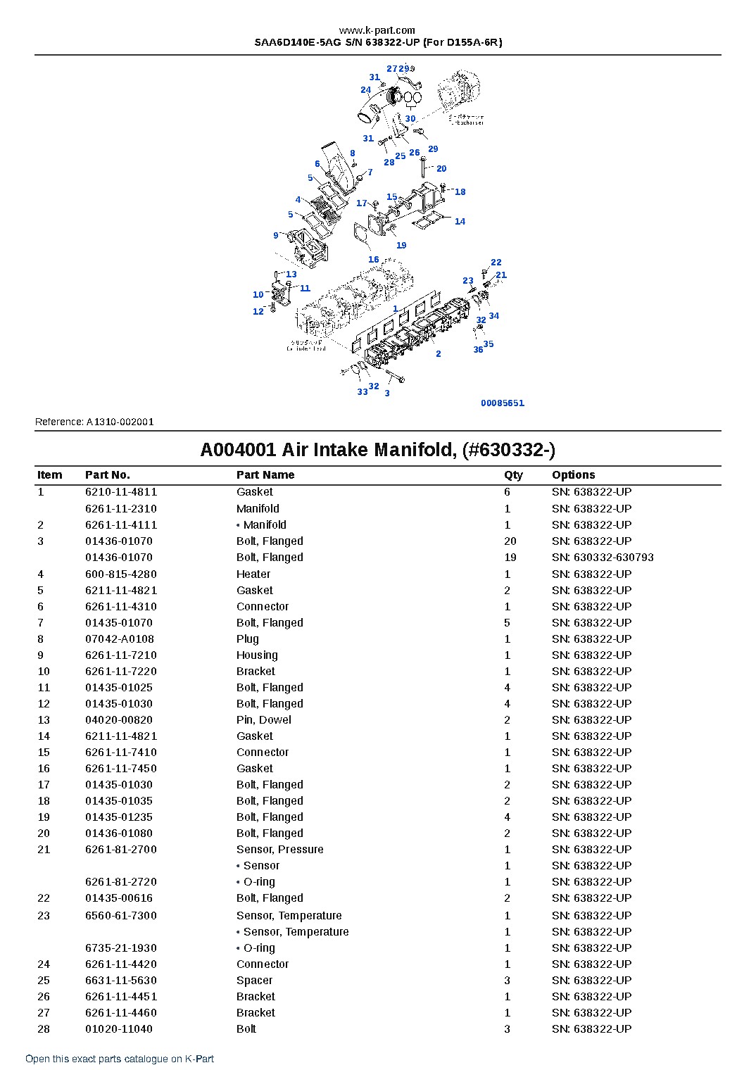 SAA6D140E-5AG S/N 638322-UP (For D155A-6R) – sample page 5 SAA6D140E-5AG S/N 638322-UP (For D155A-6R) – sample page 5