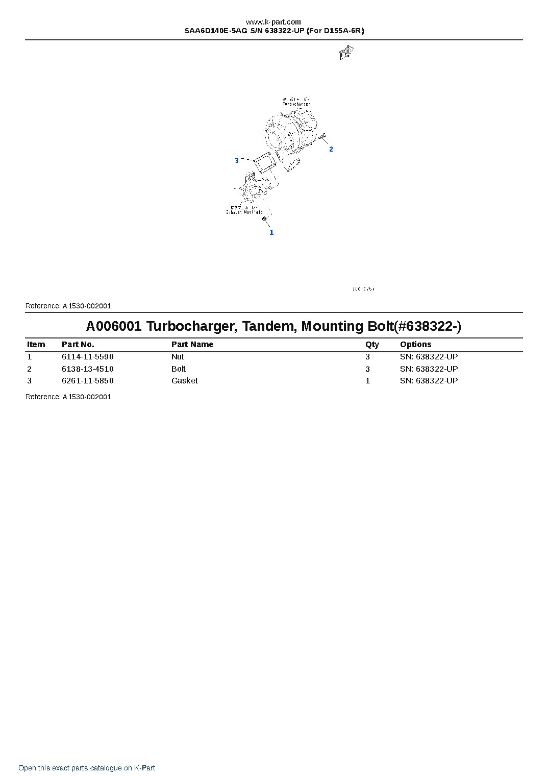 SAA6D140E-5AG S/N 638322-UP (For D155A-6R) – sample page 8 SAA6D140E-5AG S/N 638322-UP (For D155A-6R) – sample page 8