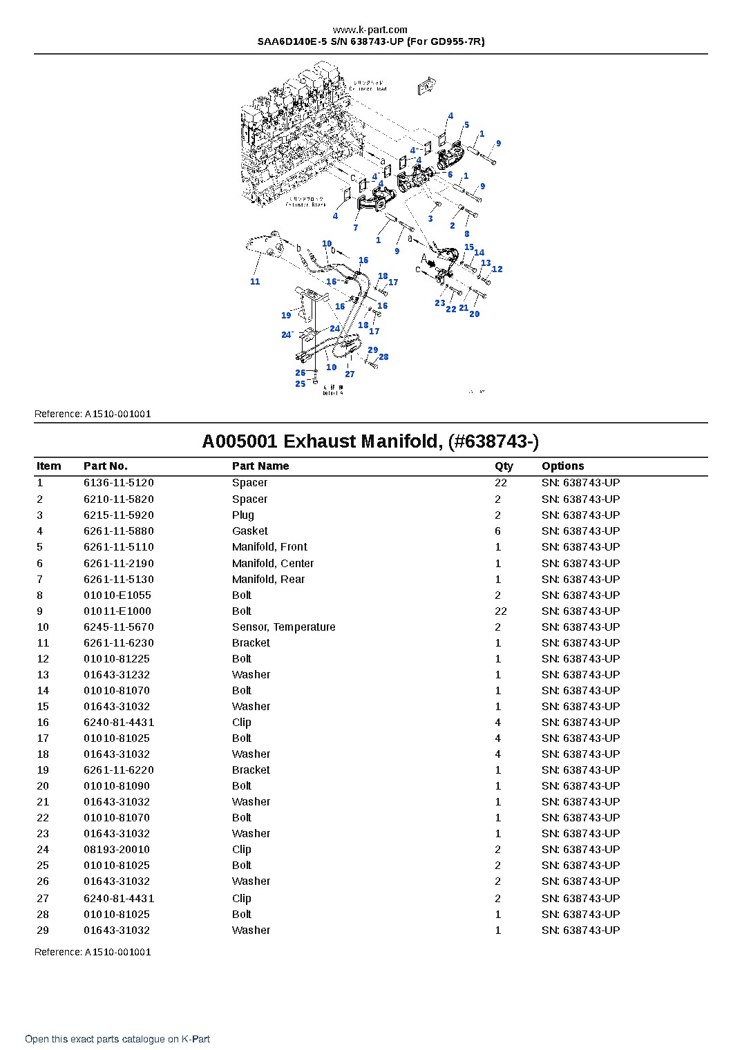 SAA6D140E-5 S/N 638743-UP (For GD955-7R) – sample page 8 SAA6D140E-5 S/N 638743-UP (For GD955-7R) – sample page 8