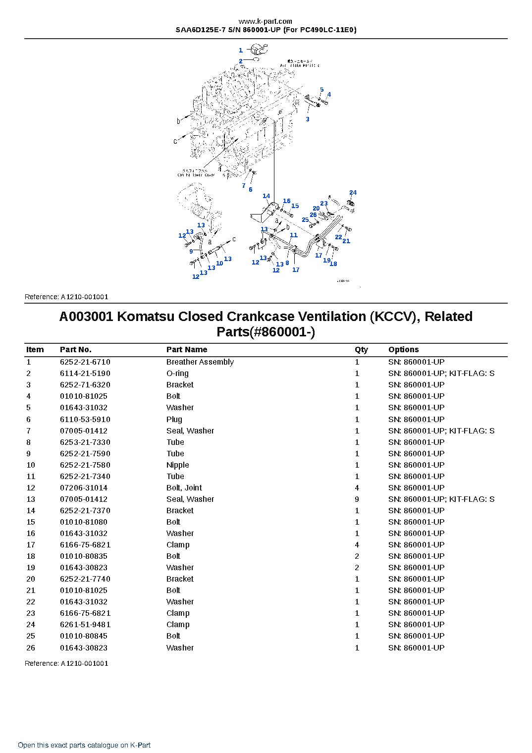 SAA6D125E-7 S/N 860001-UP (For PC490LC-11E0) – sample page 4 SAA6D125E-7 S/N 860001-UP (For PC490LC-11E0) – sample page 4