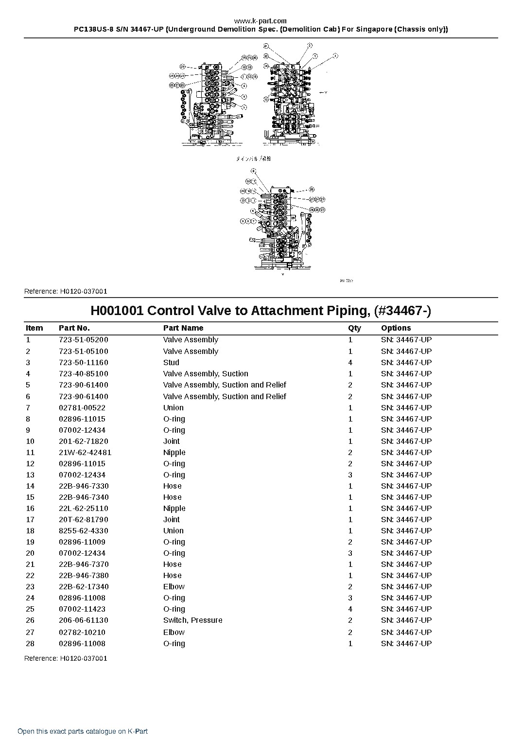 PC138US-8 S/N 34467-UP (Underground Demolition Spec. (Demolition Cab) For Singapore (Chassis only)) – sample page 2 PC138US-8 S/N 34467-UP (Underground Demolition Spec. (Demolition Cab) For Singapore (Chassis only)) – sample page 2