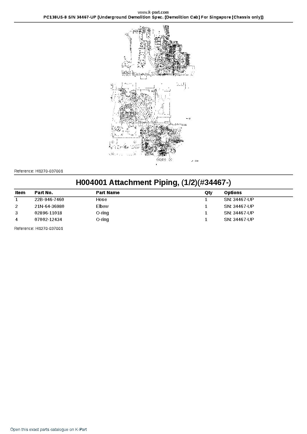 PC138US-8 S/N 34467-UP (Underground Demolition Spec. (Demolition Cab) For Singapore (Chassis only)) – sample page 5 PC138US-8 S/N 34467-UP (Underground Demolition Spec. (Demolition Cab) For Singapore (Chassis only)) – sample page 5