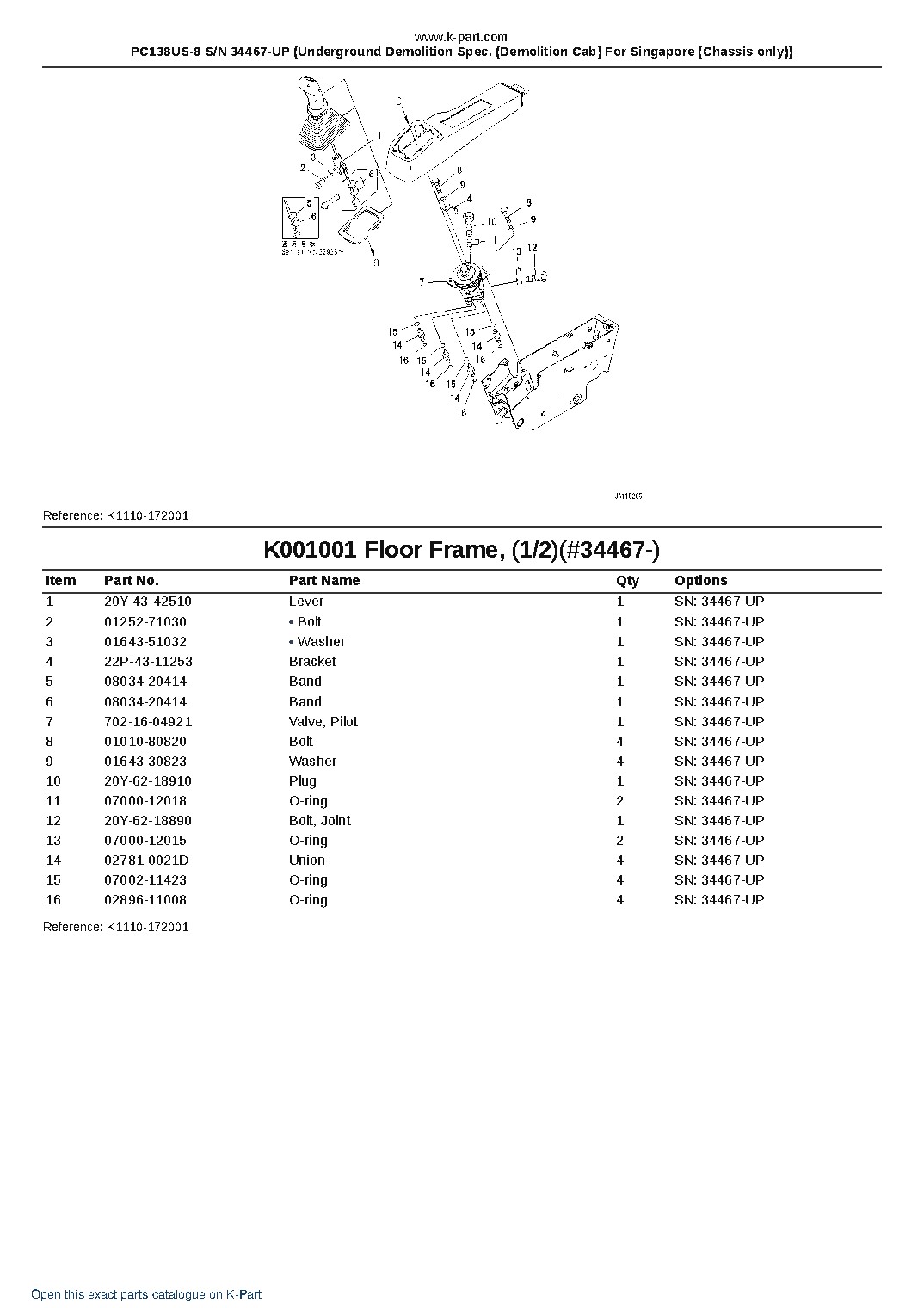 PC138US-8 S/N 34467-UP (Underground Demolition Spec. (Demolition Cab) For Singapore (Chassis only)) – sample page 7 PC138US-8 S/N 34467-UP (Underground Demolition Spec. (Demolition Cab) For Singapore (Chassis only)) – sample page 7