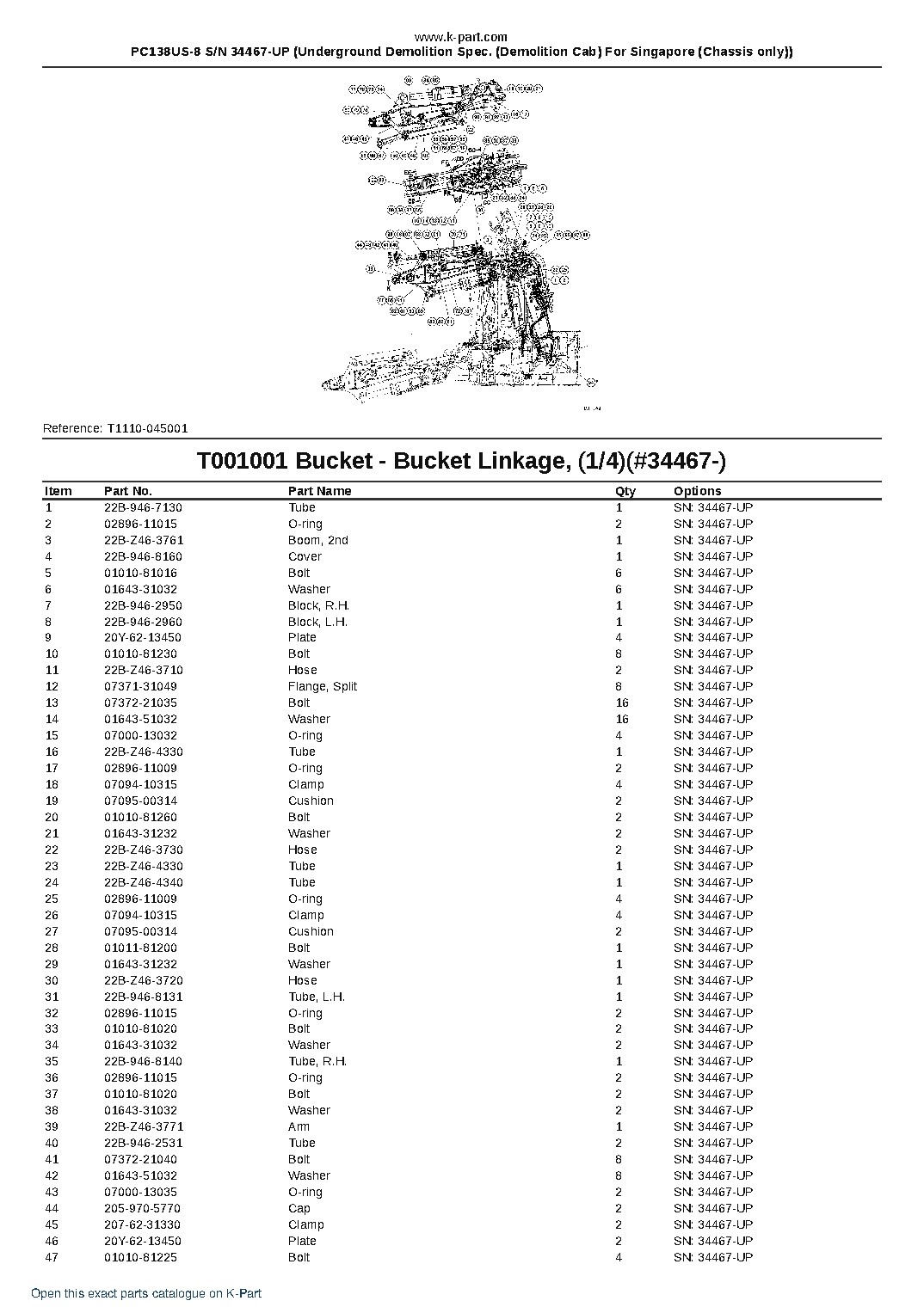 PC138US-8 S/N 34467-UP (Underground Demolition Spec. (Demolition Cab) For Singapore (Chassis only)) – sample page 9 PC138US-8 S/N 34467-UP (Underground Demolition Spec. (Demolition Cab) For Singapore (Chassis only)) – sample page 9