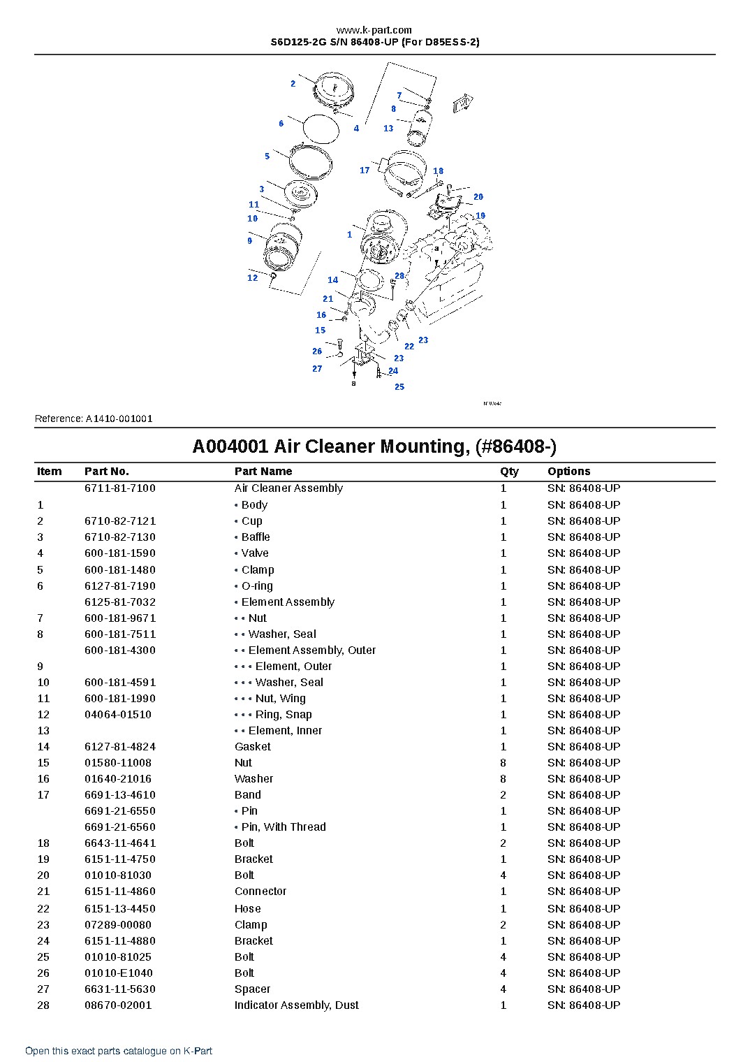 S6D125-2G S/N 86408-UP (For D85ESS-2) – sample page 5 S6D125-2G S/N 86408-UP (For D85ESS-2) – sample page 5