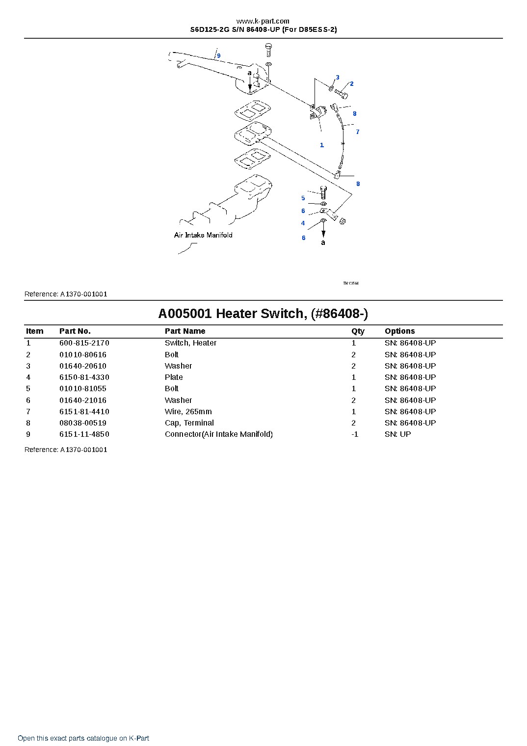S6D125-2G S/N 86408-UP (For D85ESS-2) – sample page 7 S6D125-2G S/N 86408-UP (For D85ESS-2) – sample page 7