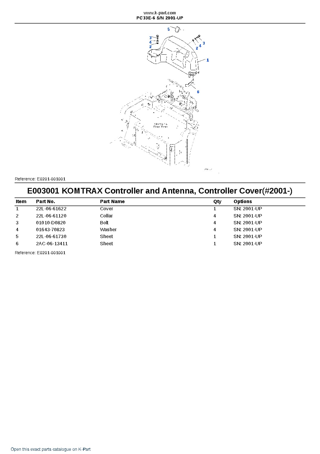 PC33E-6 S/N 2001-UP – sample page 10 PC33E-6 S/N 2001-UP – sample page 10