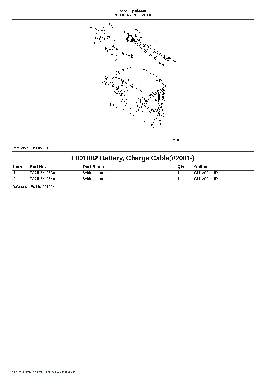 PC33E-6 S/N 2001-UP – sample page 4 PC33E-6 S/N 2001-UP – sample page 4