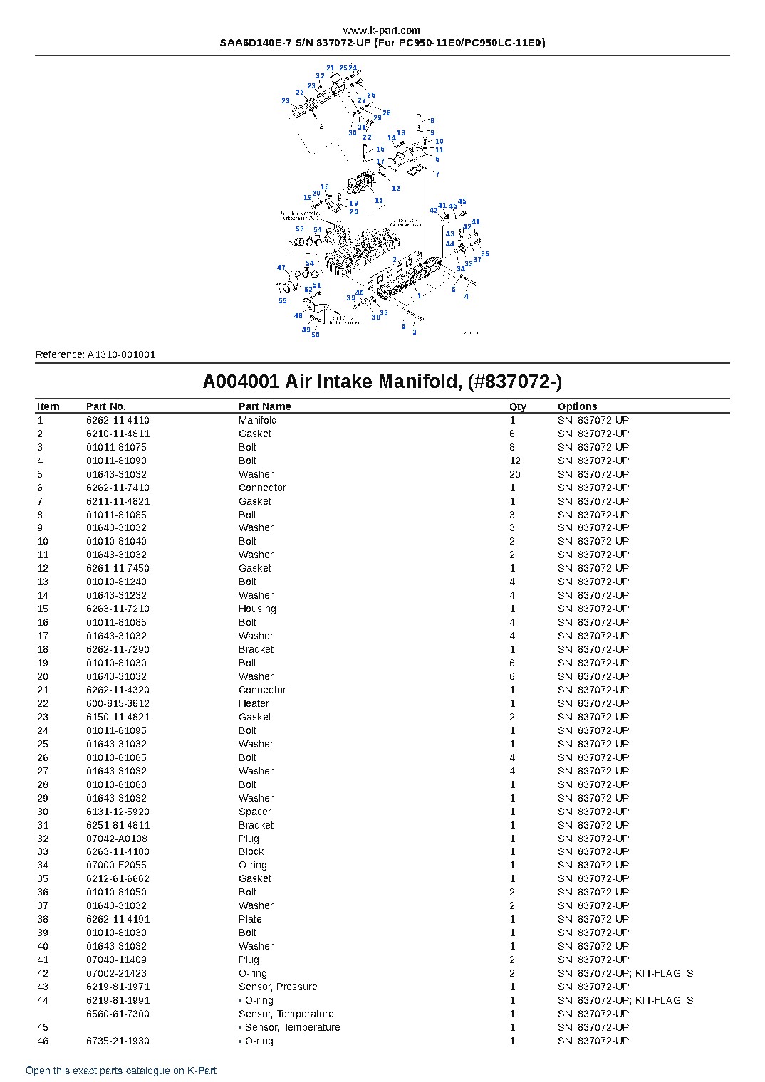 SAA6D140E-7 S/N 837072-UP (For PC950-11E0/PC950LC-11E0) – sample page 10 SAA6D140E-7 S/N 837072-UP (For PC950-11E0/PC950LC-11E0) – sample page 10