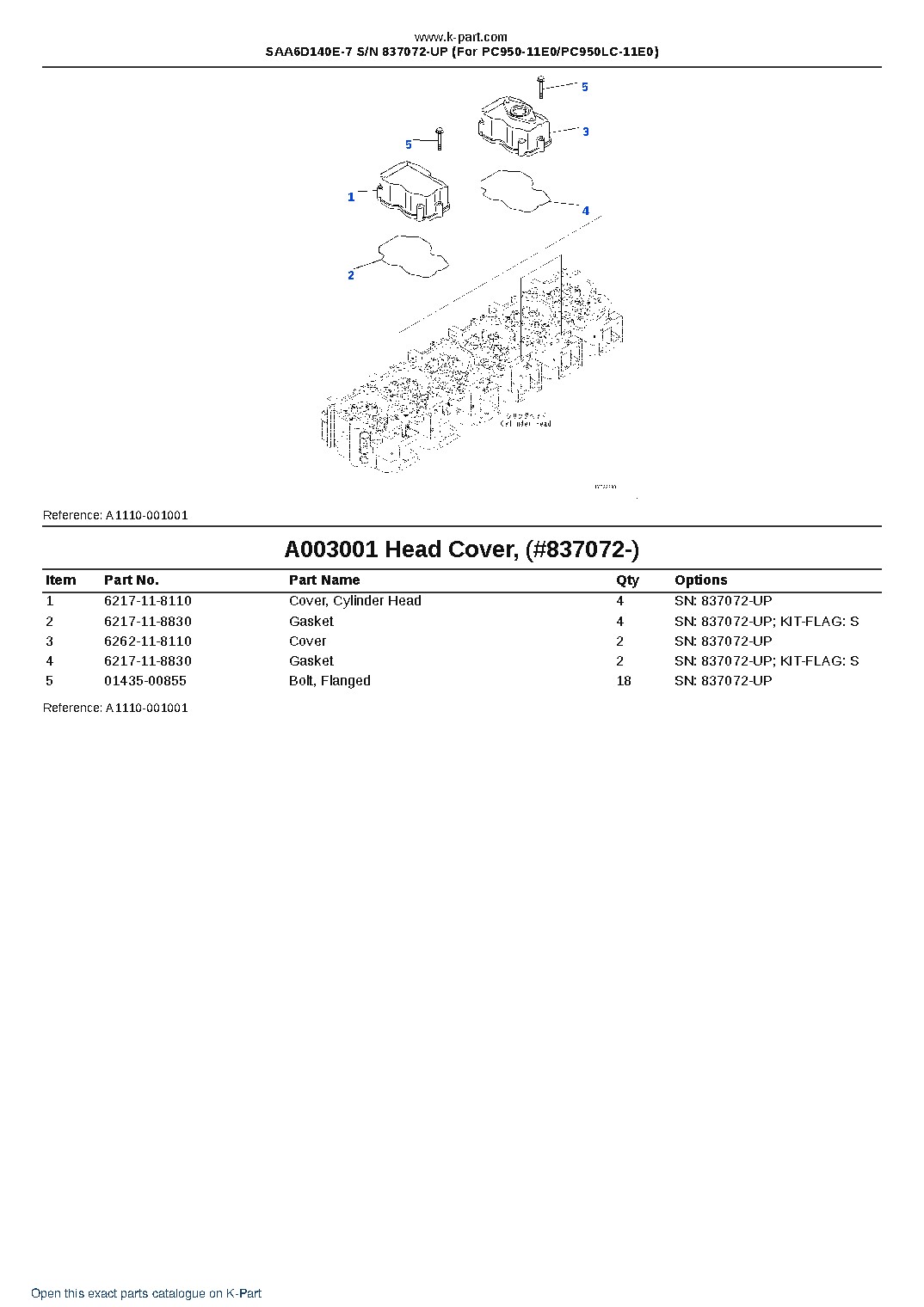 SAA6D140E-7 S/N 837072-UP (For PC950-11E0/PC950LC-11E0) – sample page 9 SAA6D140E-7 S/N 837072-UP (For PC950-11E0/PC950LC-11E0) – sample page 9