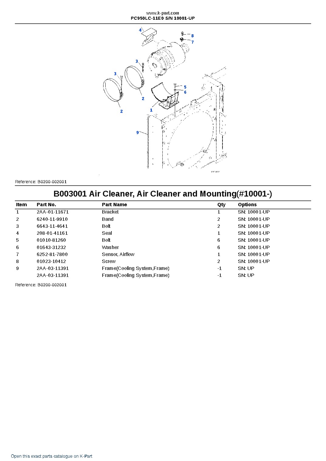 PC950LC-11E0 S/N 10001-UP – sample page 7