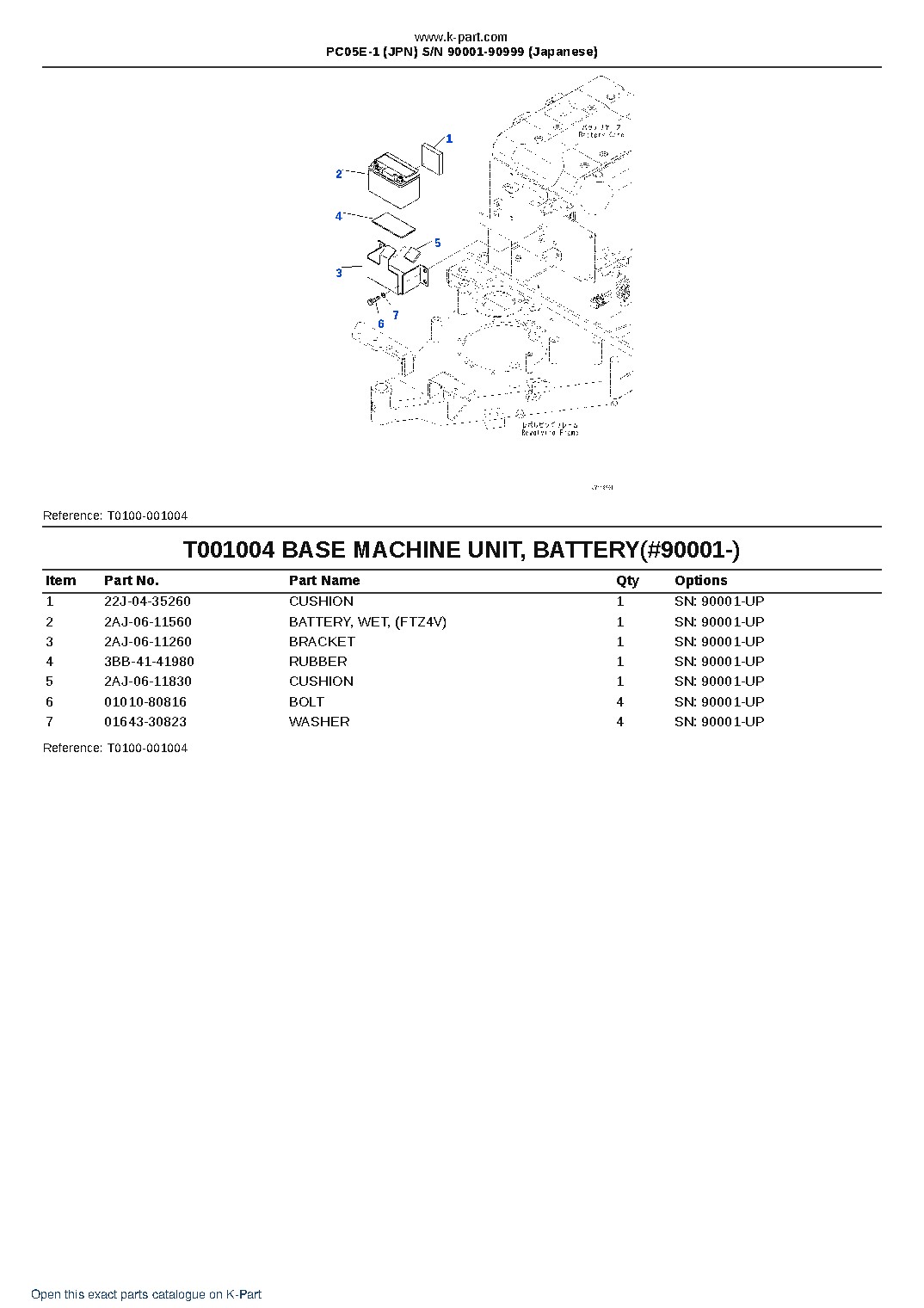 PC05E-1 (JPN) S/N 90001-90999 (Japanese) – sample page 6 PC05E-1 (JPN) S/N 90001-90999 (Japanese) – sample page 6